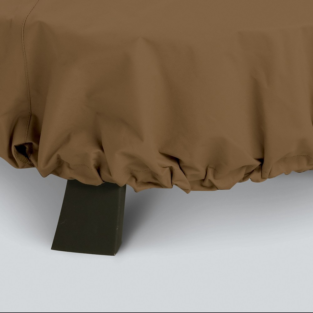 slide 4 of 4, Round Fire Pit Cover - Tan - Threshold, 1 ct
