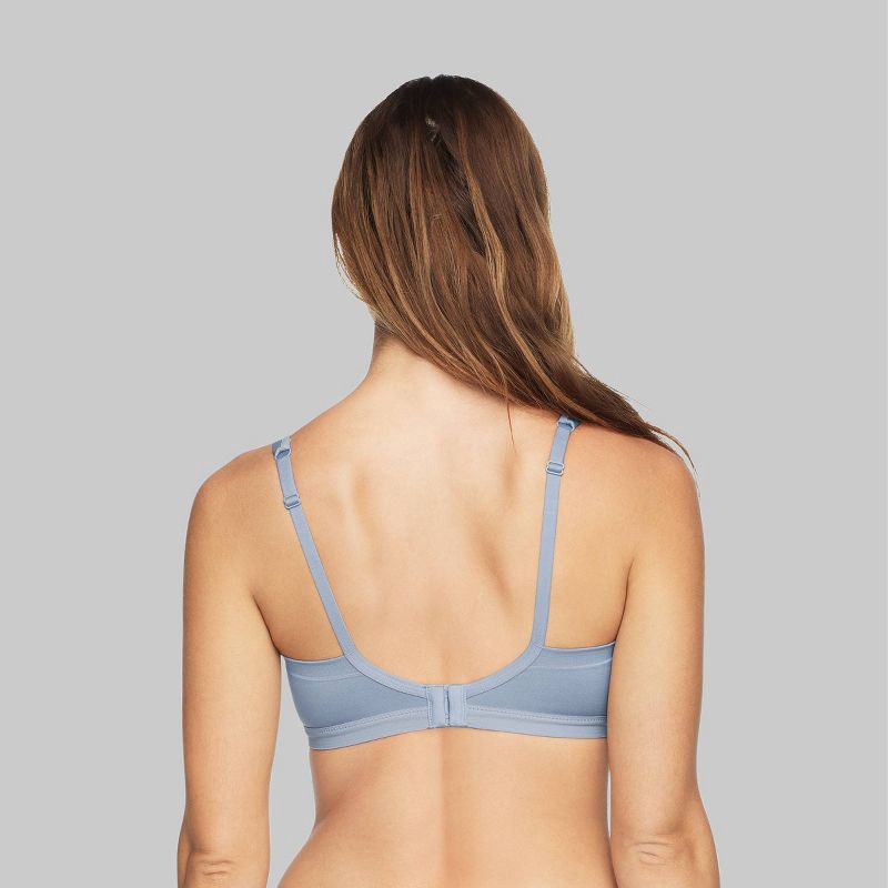 slide 2 of 6, Simply Perfect by Warner's Women's Underarm Smoothing Seamless Wireless Bra - Blue Tempest S: Medium Support, Sewn in Cup, 1 ct