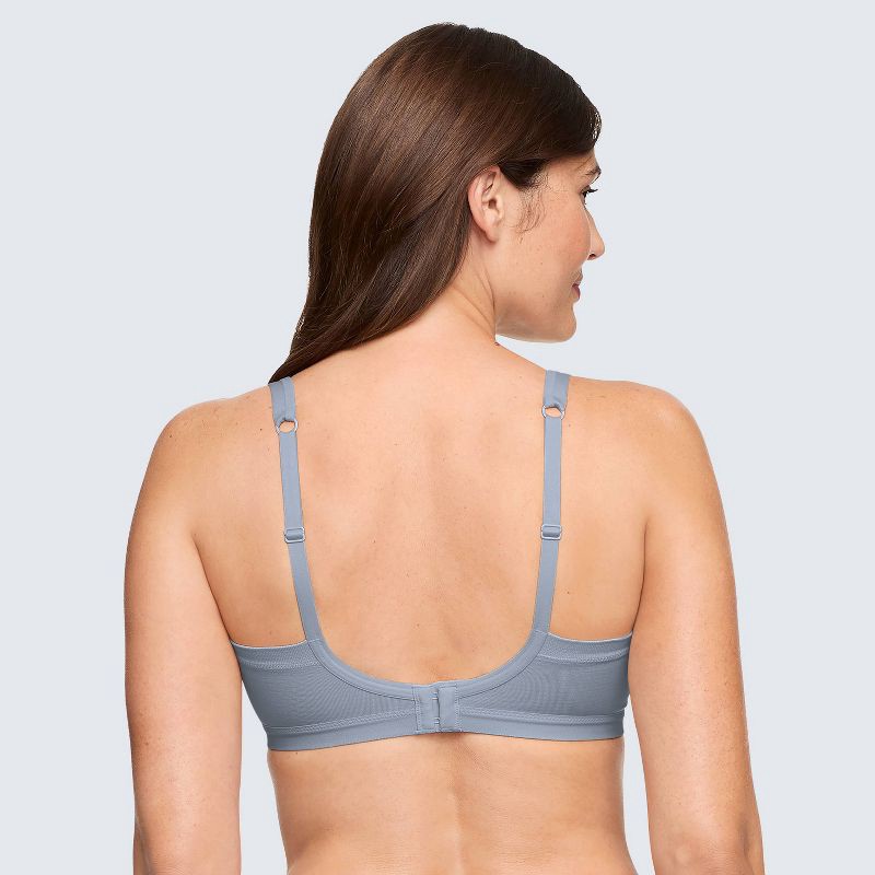 slide 4 of 6, Simply Perfect by Warner's Women's Underarm Smoothing Seamless Wireless Bra - Blue Tempest XL: Nylon Spandex Blend, Adjustable Straps, 1 ct