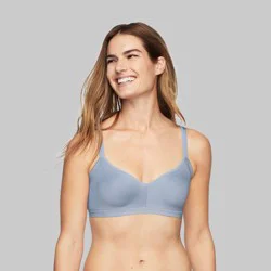 Simply Perfect by Warner's Women's Underarm Smoothing Seamless Wireless Bra  - Blue Tempest XXL 1 ct