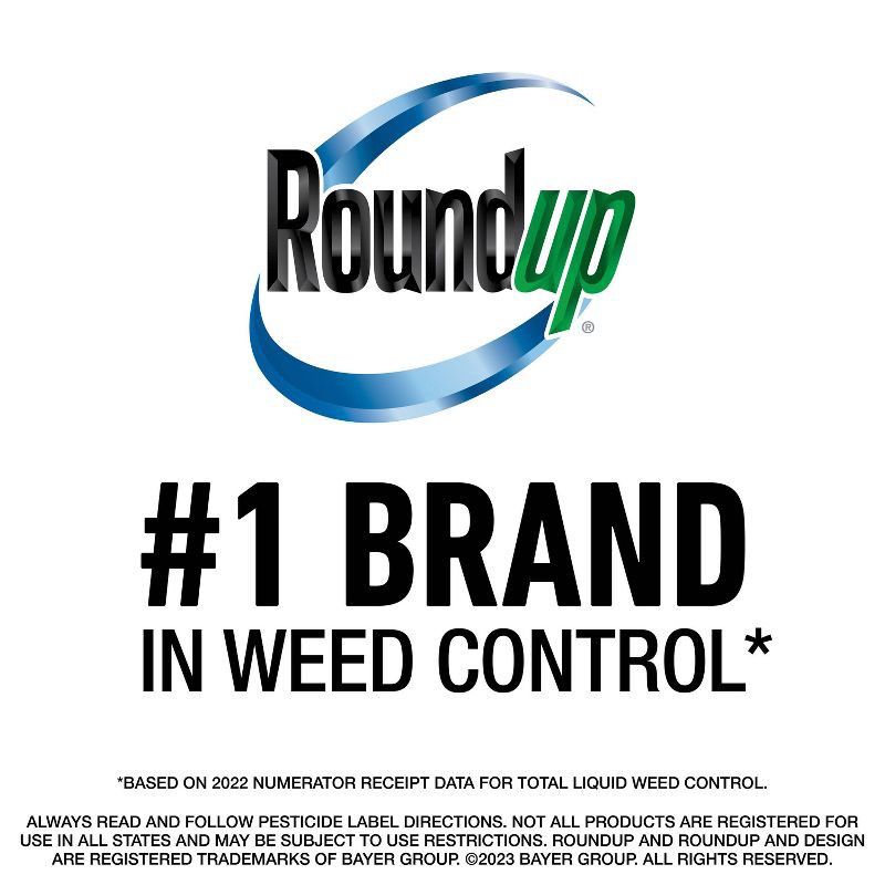 slide 11 of 11, Roundup for Lawns Southern Herbicide With Wand - 1 gal: Ready-to-Use, Controls Unwanted Vegetation, 400 sq ft Coverage, 1 gal, 400 sq ft