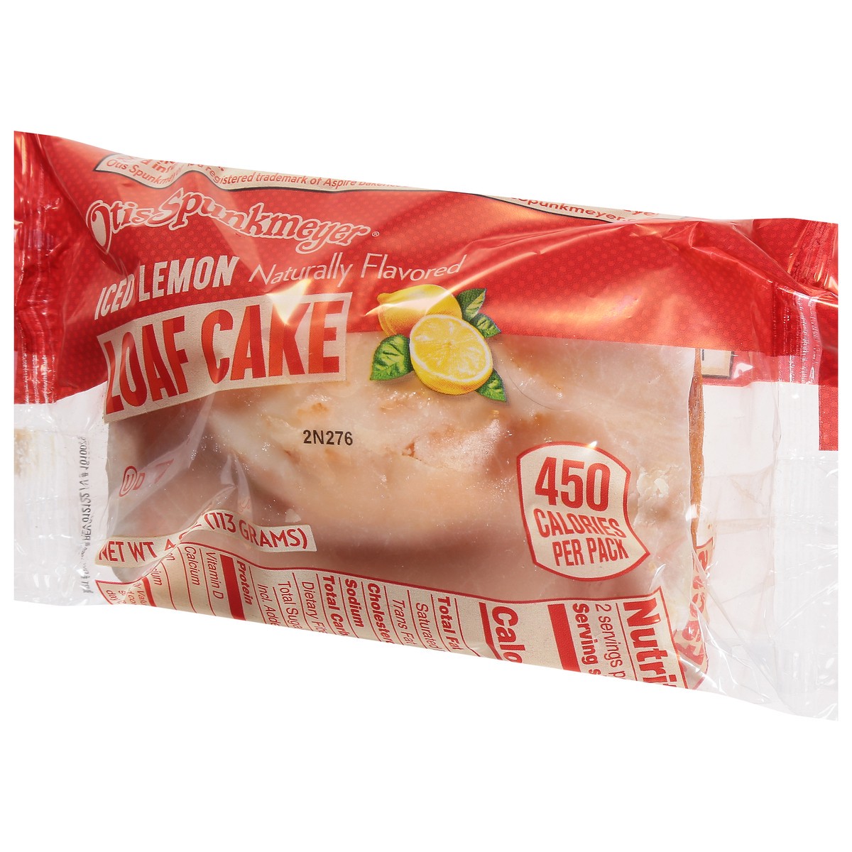 slide 10 of 14, Otis Spunkmeyer Iced Lemon Loaf Cake 4 oz, 4 oz