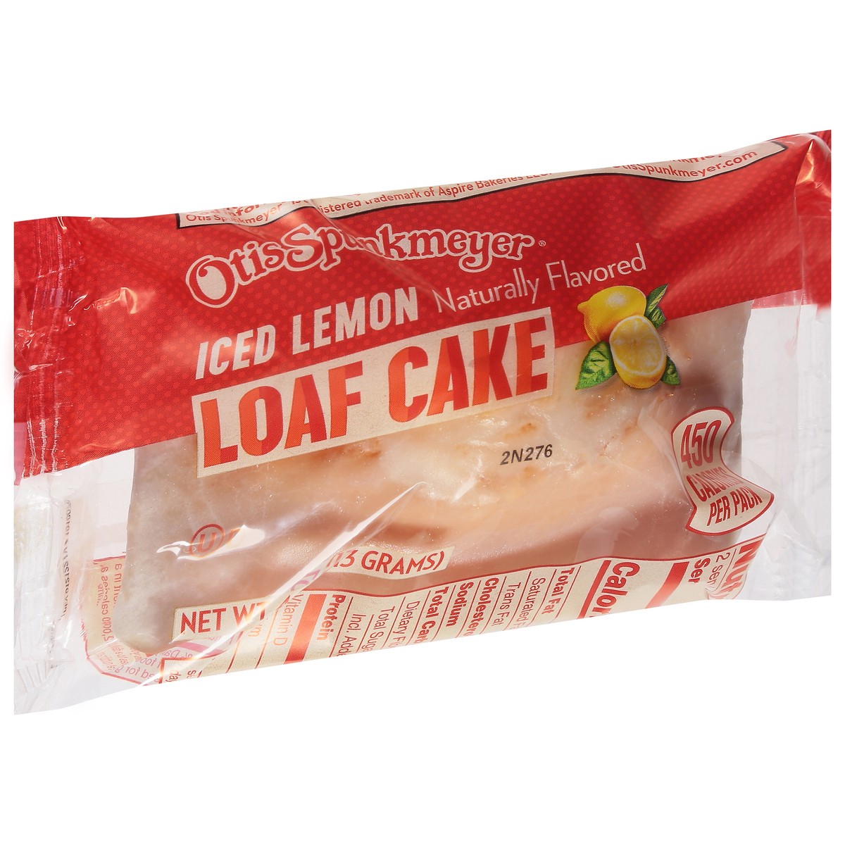 slide 14 of 14, Otis Spunkmeyer Iced Lemon Loaf Cake 4 oz, 4 oz