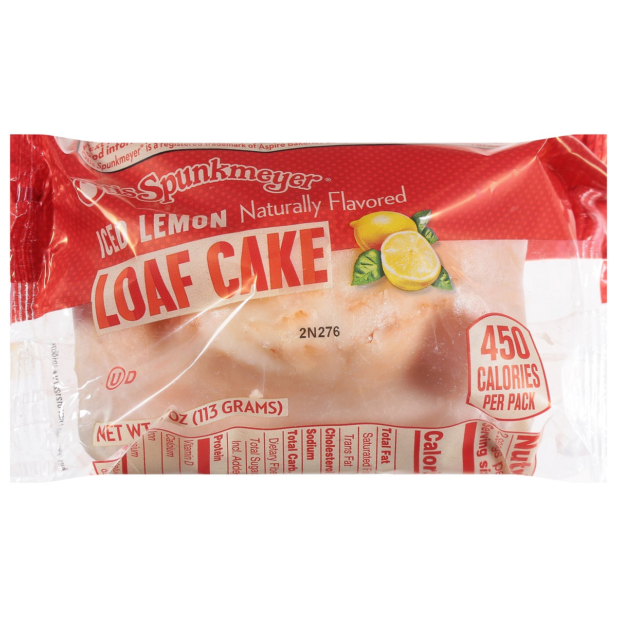 slide 9 of 14, Otis Spunkmeyer Iced Lemon Loaf Cake 4 oz, 4 oz