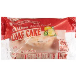 Otis Spunkmeyer Iced Lemon Loaf Cake 4 oz