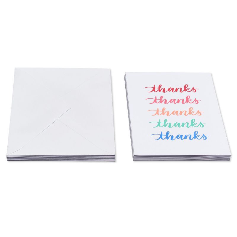 slide 3 of 6, 10ct Thank You Cards Thanks - Spritz™, 10 ct