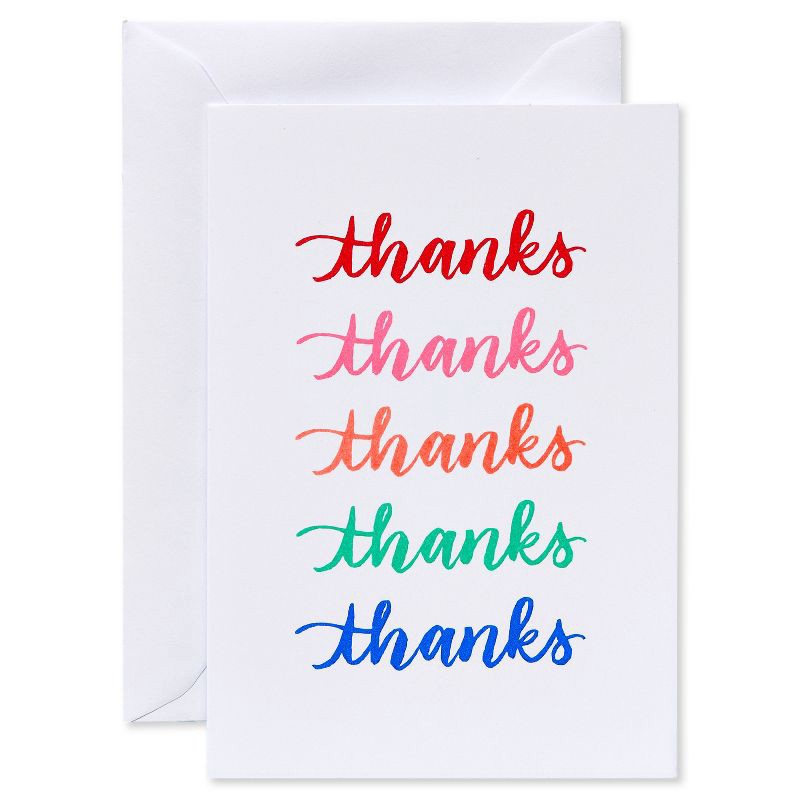 slide 1 of 6, 10ct Thank You Cards Thanks - Spritz™, 10 ct