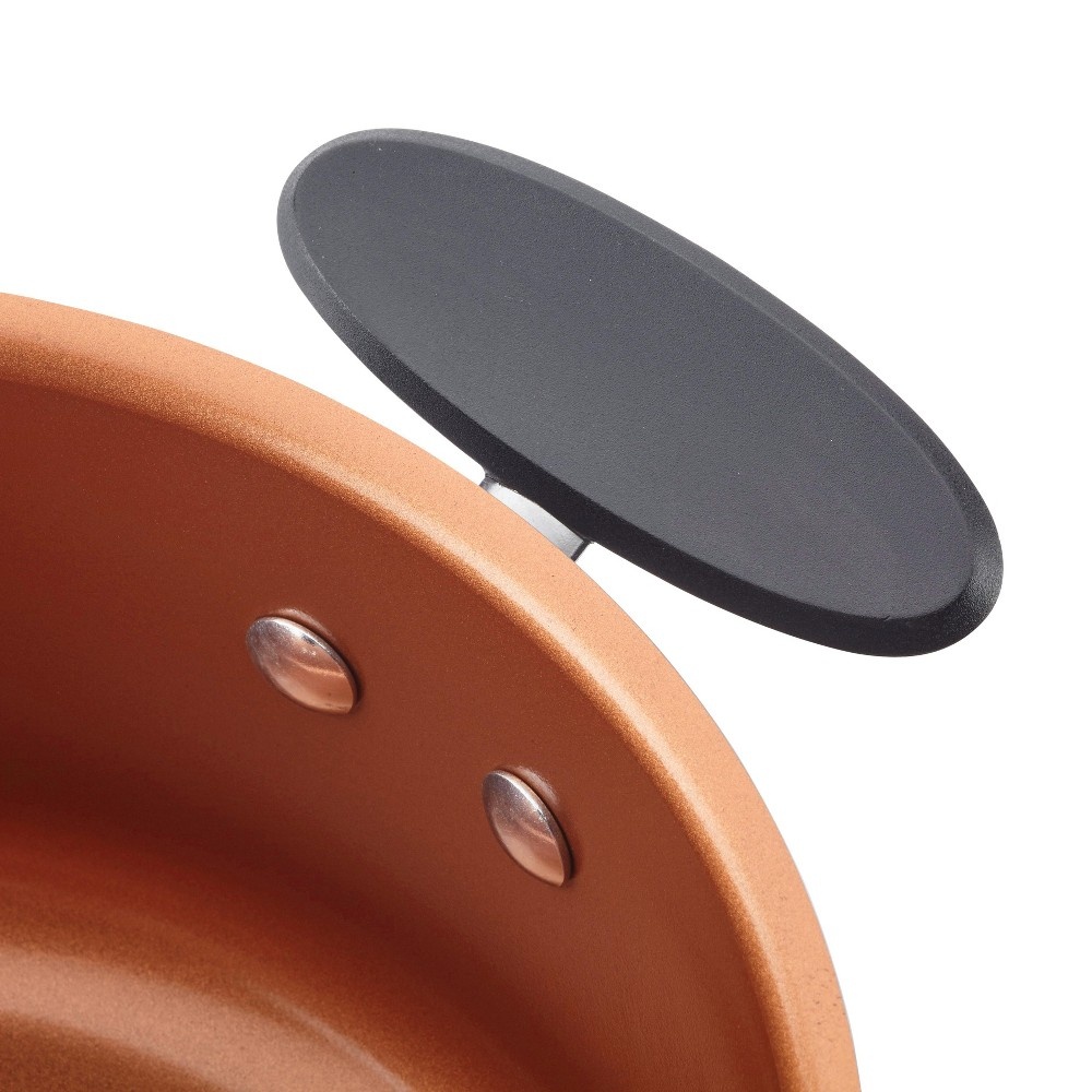 slide 12 of 14, Farberware Reliance Pro 14pc Copper Ceramic Nonstick Cookware Set with Prestige Tools Aqua, 1 ct