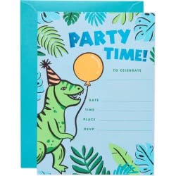 10ct Birthday Party Invitations for Kids' Dinosaur - Spritz