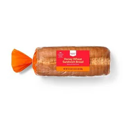 Honey Wheat Sandwich Bread - 22.5oz - Market Pantry™