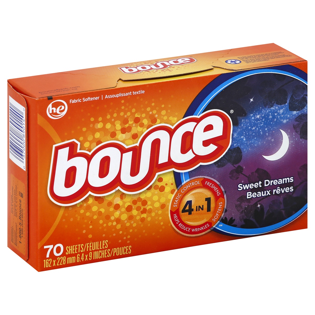 slide 1 of 2, Bounce Fabric Softener 70 ea, 70 ct