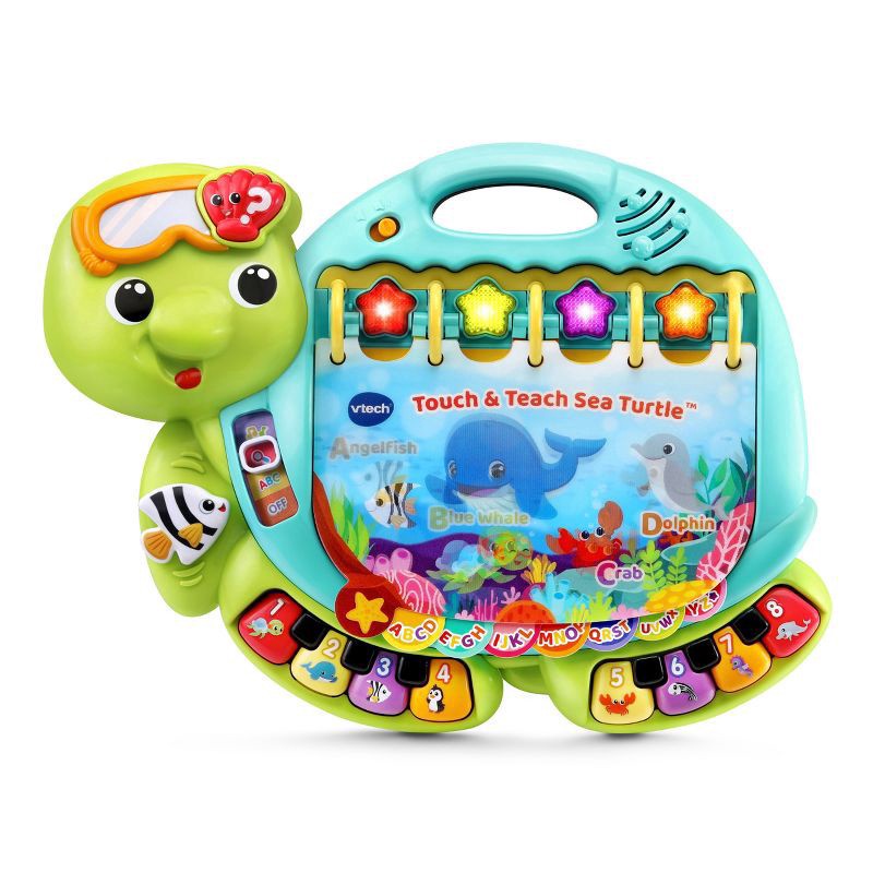 slide 1 of 10, VTech Touch & Teach Sea Turtle, 1 ct