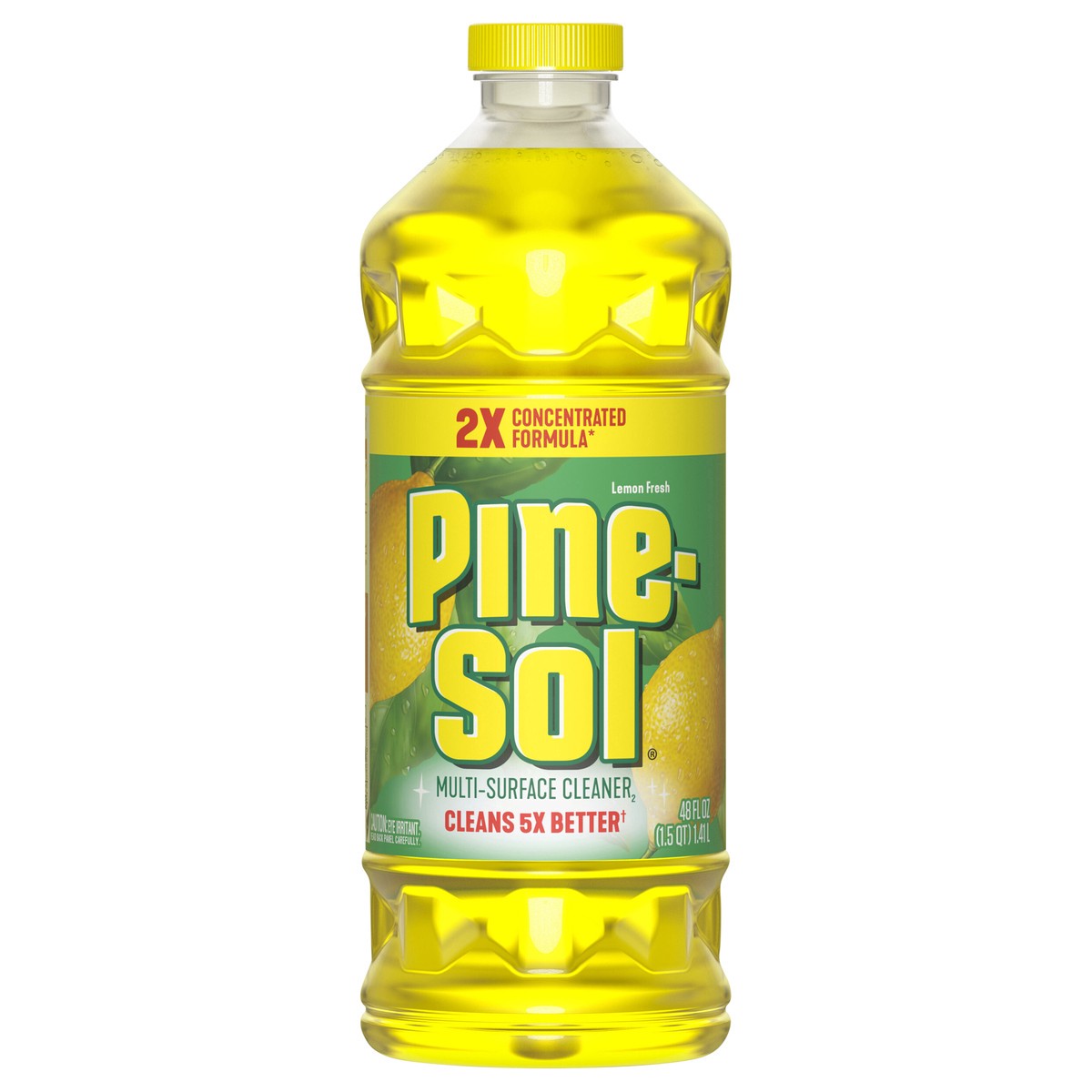 slide 4 of 10, Pine-Sol Pine Sol Cleaner Lemon 48fo Citric Acid Formula, 48 fl oz