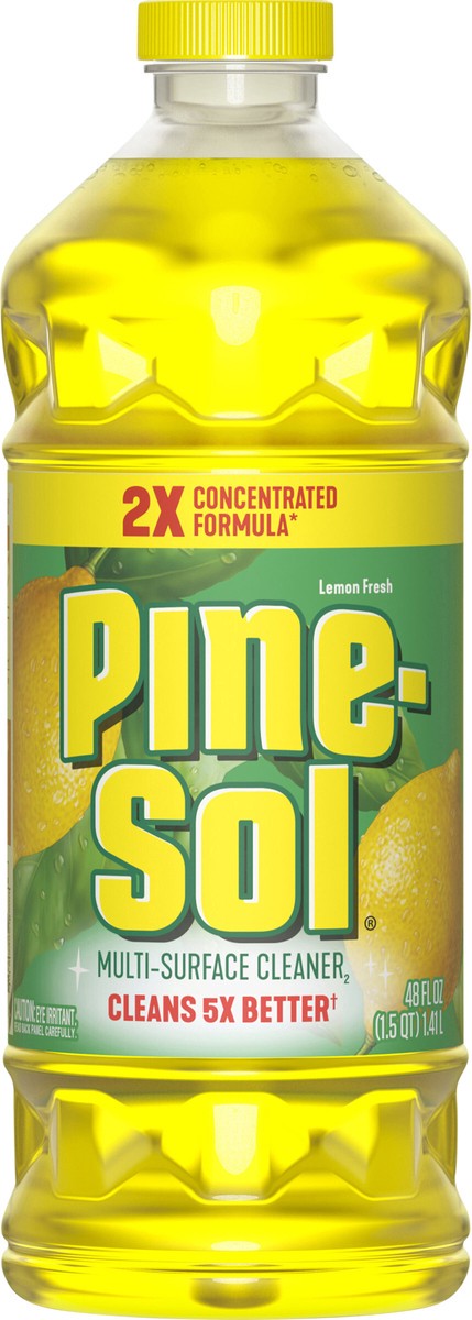 slide 5 of 10, Pine-Sol Pine Sol Cleaner Lemon 48fo Citric Acid Formula, 48 fl oz