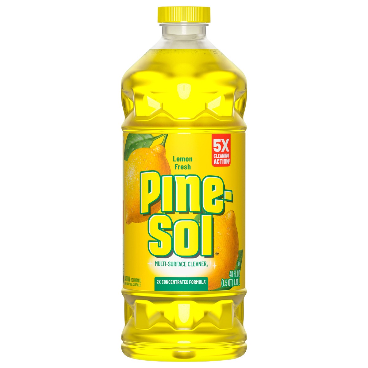 slide 1 of 10, Pine-Sol Pine Sol Cleaner Lemon 48fo Citric Acid Formula, 48 fl oz