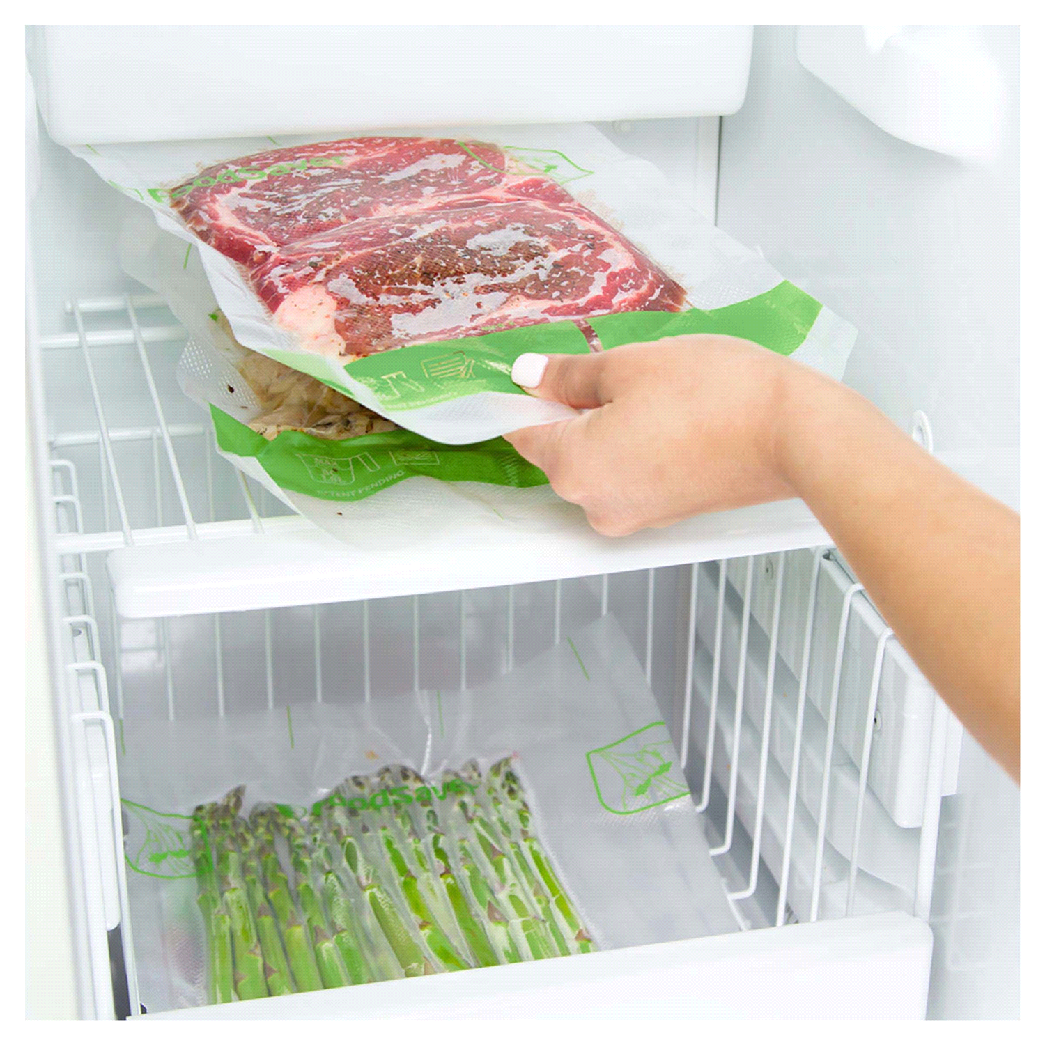 slide 4 of 4, FoodSaver Vacuum Sealer Rolls, 2 ct; 11 in x 14 ft