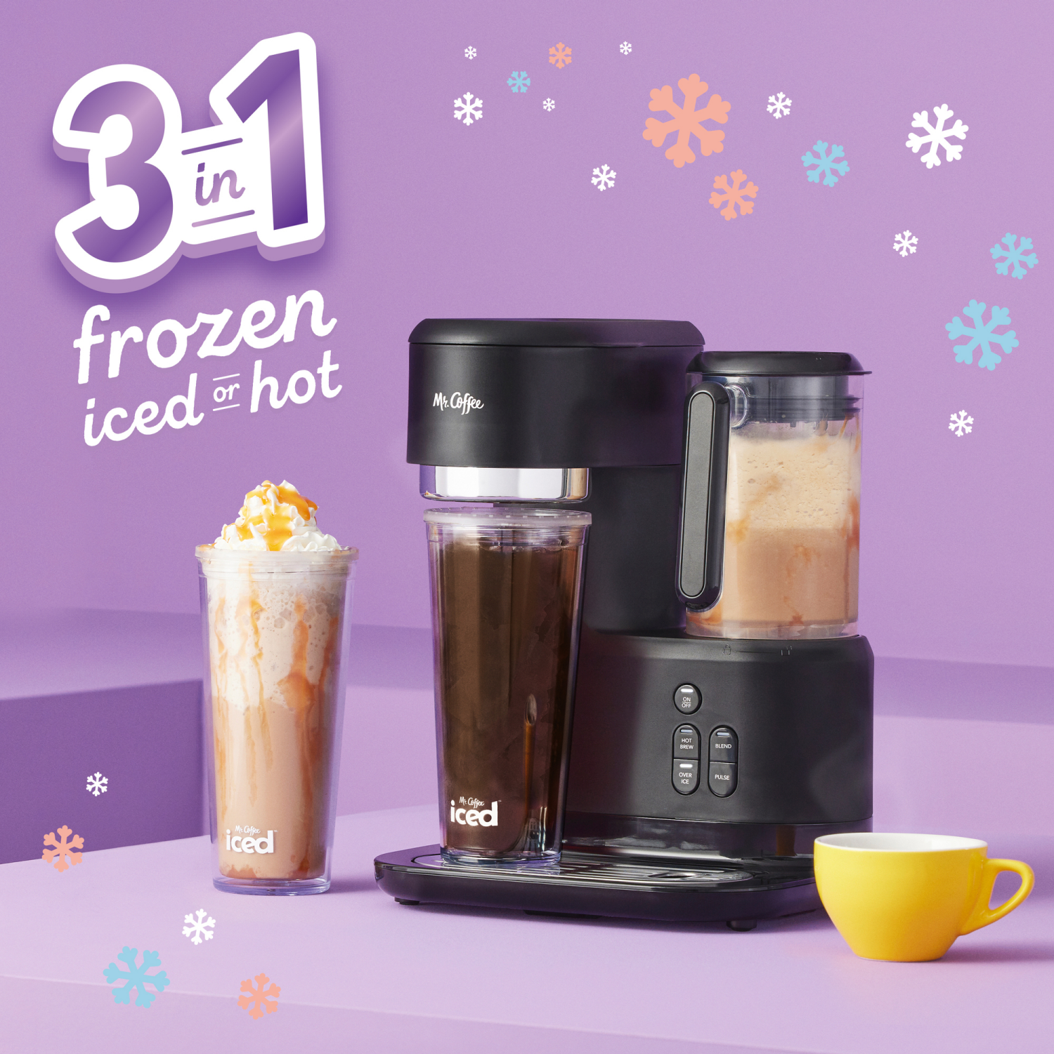 slide 5 of 7, Mr Coffee Mr. Coffee Single-Serve Frappe Ice And Hot Coffee Maker And Blender, 1 ct