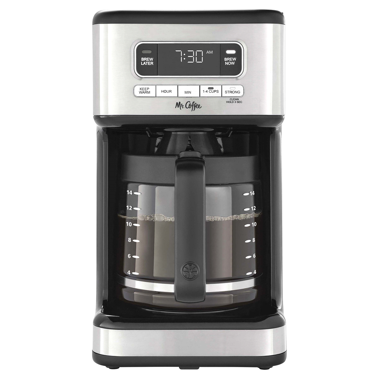 slide 1 of 4, Mr. Coffee 14 Cup Programmable XL Capacity Coffeemaker 1 ea, 1 ct