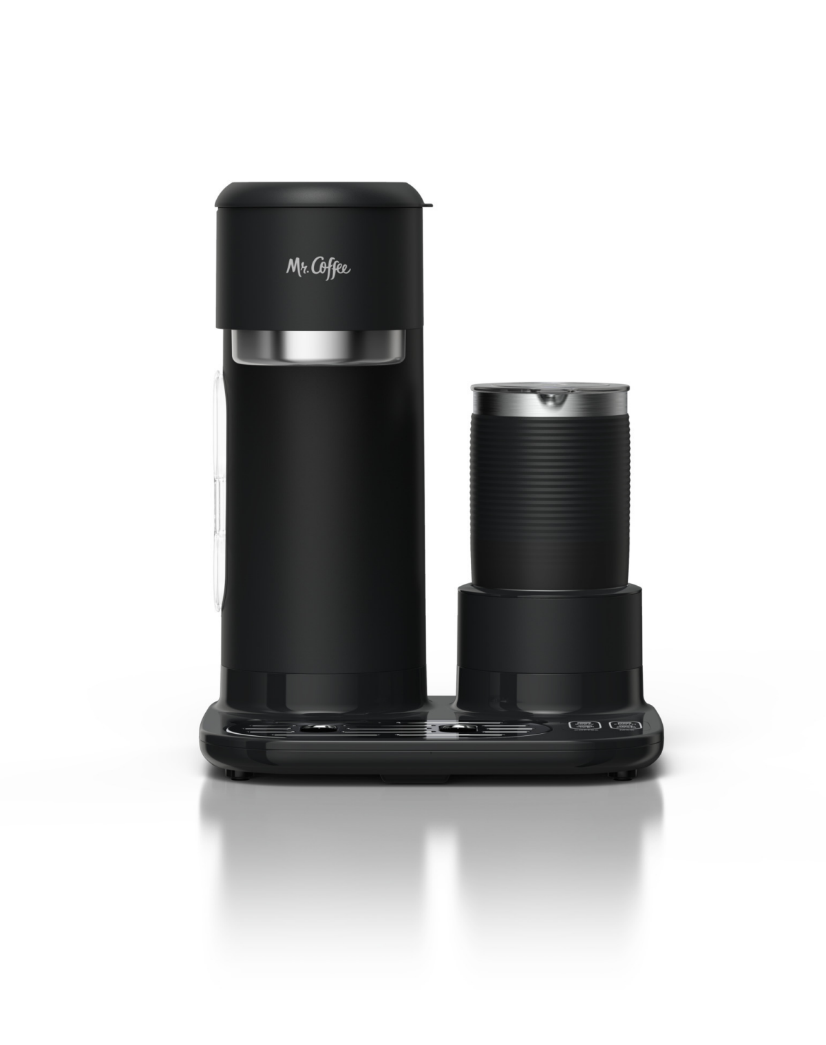 slide 1 of 3, Mr. Coffee 4-in-1 Single-Serve Latte, Iced, and Hot Coffee Maker with Milk Frother, 1 ct