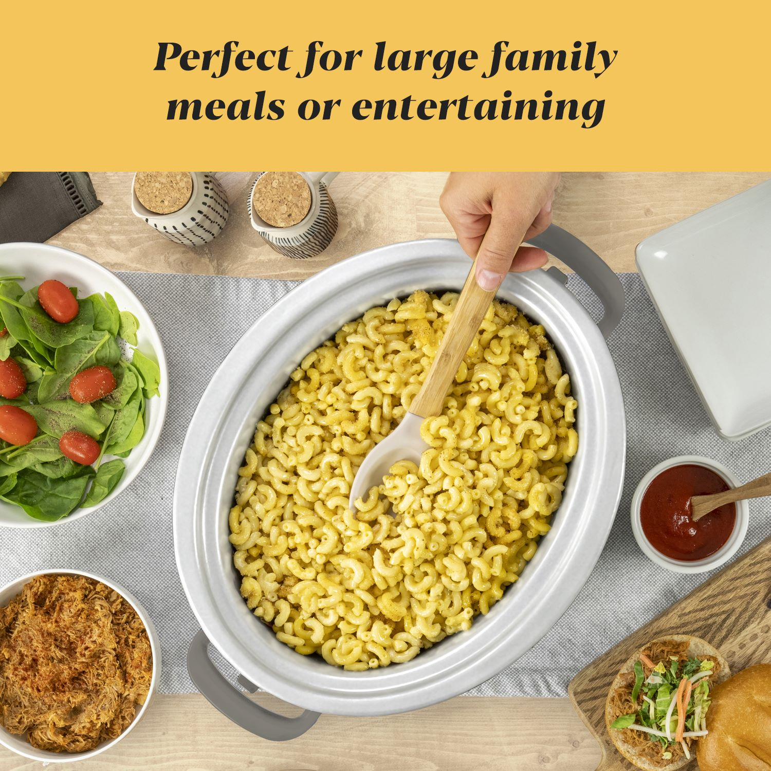 slide 6 of 6, Crock Pot Crockpot 7Qt Cook & Carry Programmable Grey, 7 qt