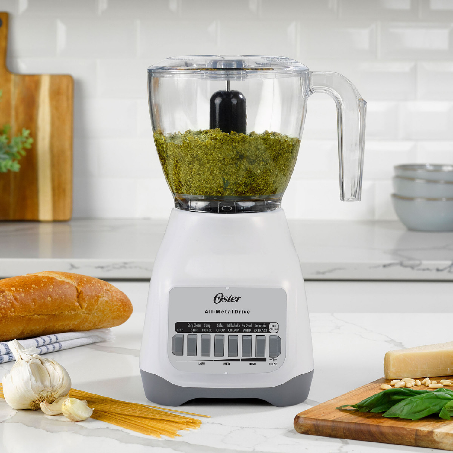 slide 5 of 5, Oster Classic 2-in-1 Kitchen System Blender and Food Processor, 1 ct