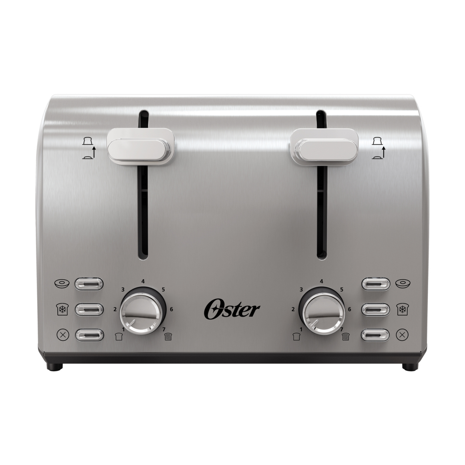 slide 1 of 4, Oster 4-Slice Toaster Stainless Steel With Extra-Wide Slots Stainless Steel, 1 ct