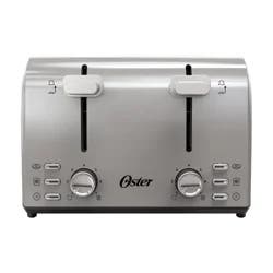 Oster 4-Slice Toaster Stainless Steel With Extra-Wide Slots Stainless Steel