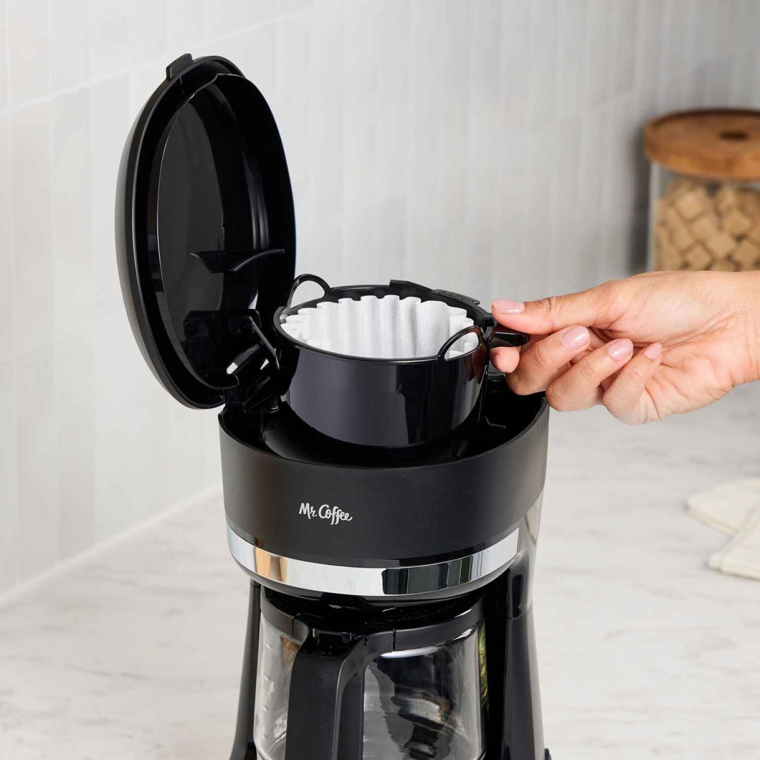 slide 3 of 3, Mr. Coffee 5-Cup Coffee Maker - Black, 1 ct