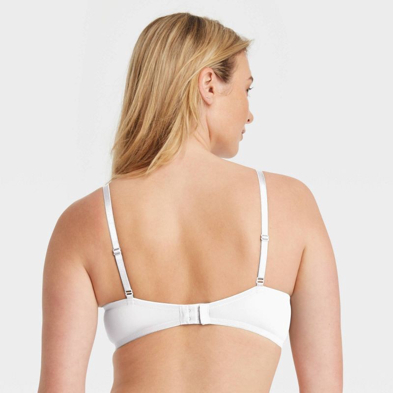 slide 2 of 5, Women's Everyday Lightly Lined Demi T-Shirt Bra - Auden™ Fresh White 32B, 1 ct