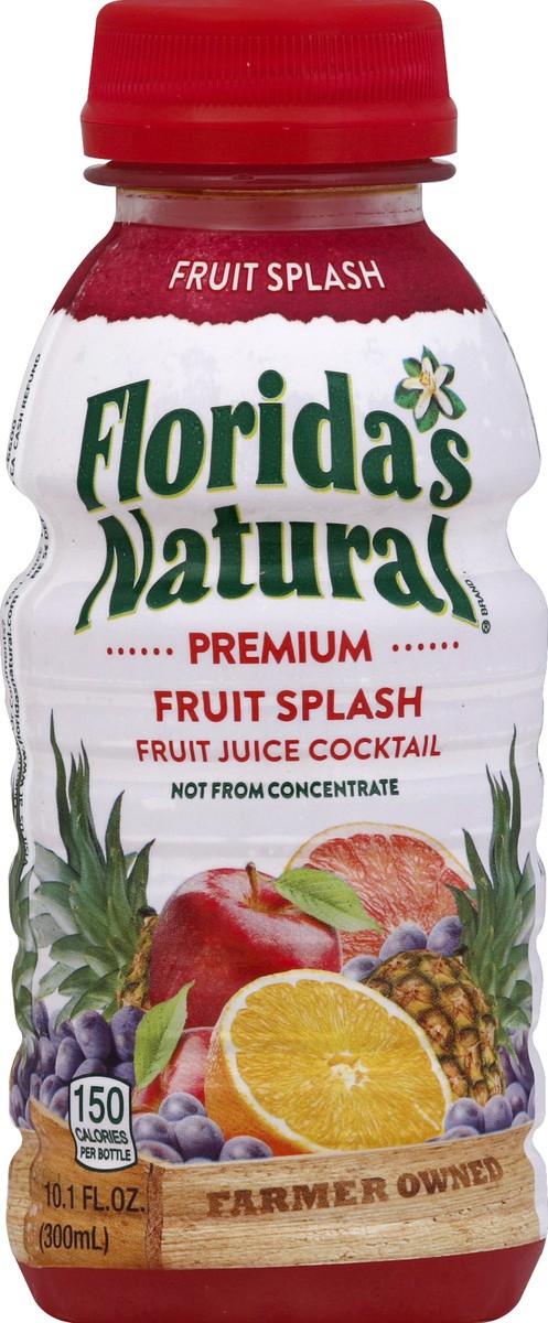 slide 2 of 6, Florida's Natural Fruit Juice Cocktail, Premium, Fruit Splash - 10.1 oz, 10.1 oz