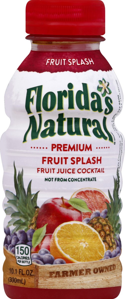 slide 5 of 6, Florida's Natural Fruit Juice Cocktail, Premium, Fruit Splash - 10.1 oz, 10.1 oz