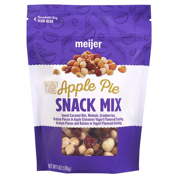 slide 1 of 2, Meijer Apple Pie Snack Mix, 6 oz