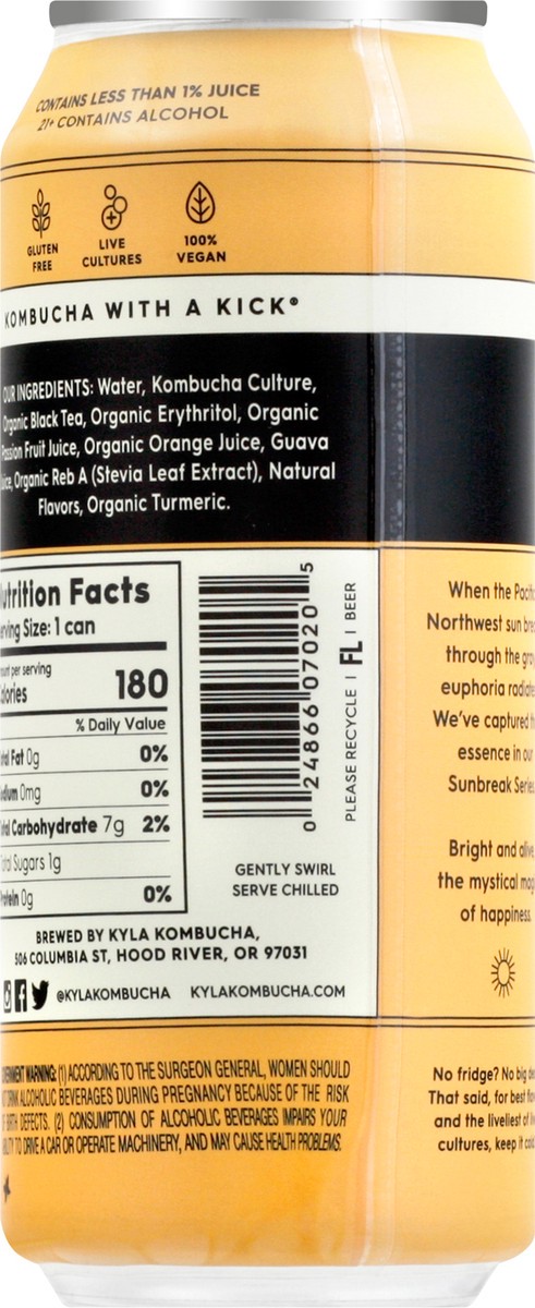 slide 2 of 9, Kyla Sunbreak Series Sunset Trio Hard Kombucha 16 oz, 16 oz