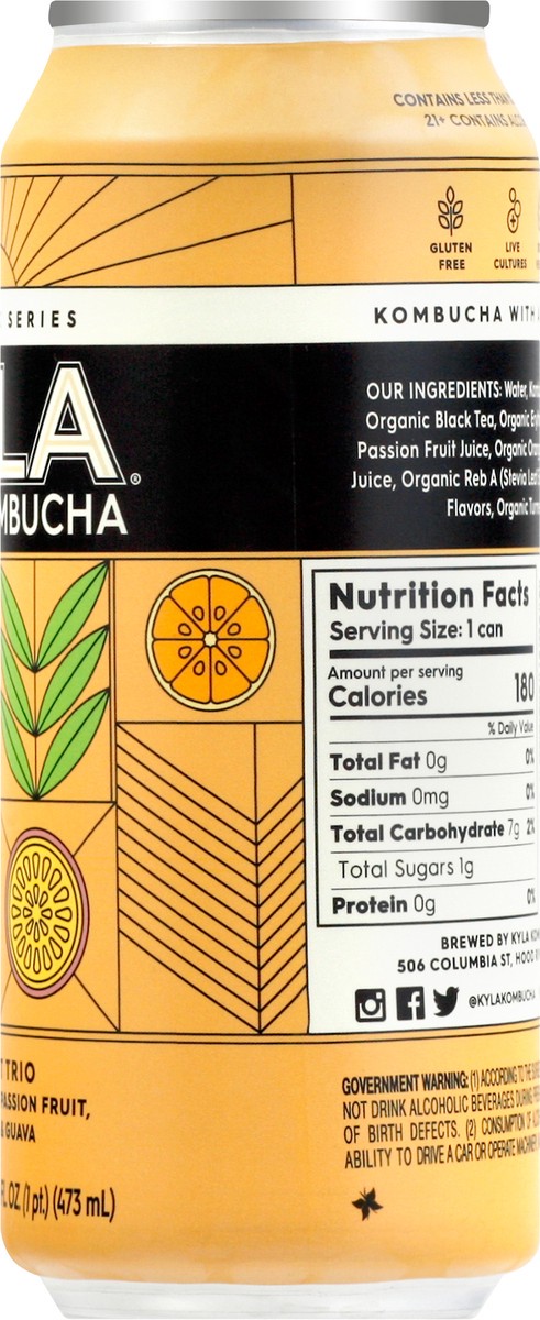 slide 5 of 9, Kyla Sunbreak Series Sunset Trio Hard Kombucha 16 oz, 16 oz