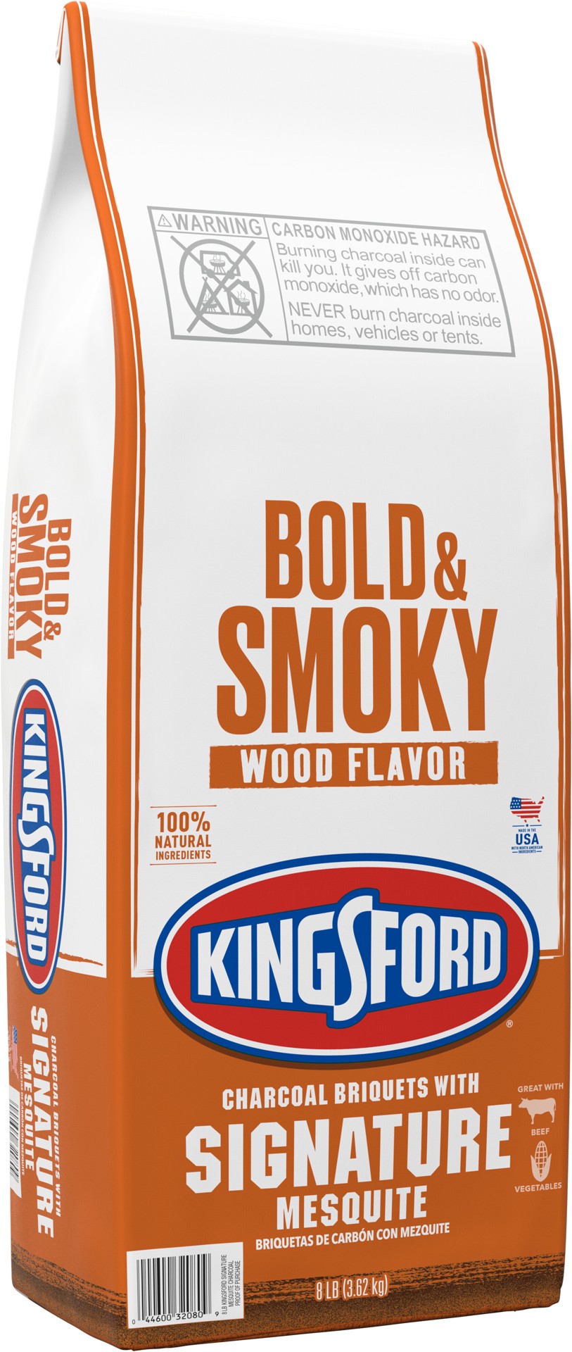 slide 3 of 5, Kingsford Charcoal with Signature Mesquite Briquettes, 8 lb