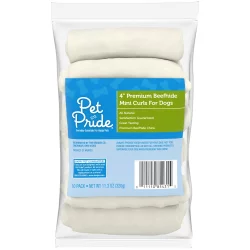 Pet Pride Dog Gone Deli Natural Flavor Rawhide Mini Curls