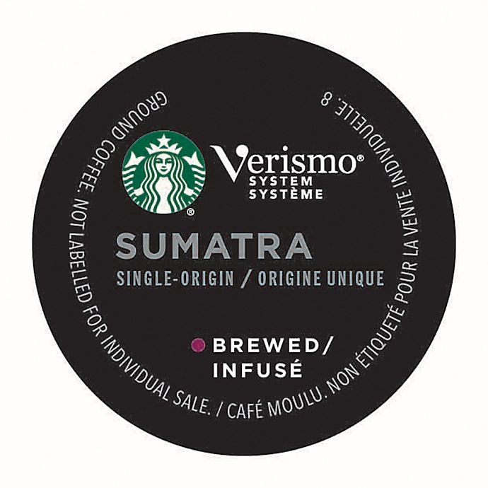 slide 1 of 1, Starbucks Verismo Sumatra Single Origin Brewed Coffee Pods, 12 ct