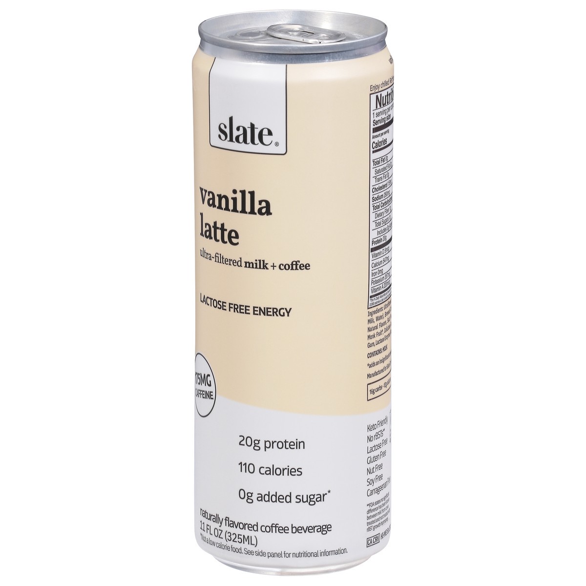 slide 2 of 13, Slate Vanilla Latte High Protein Iced Coffee 11oz, 11 fl oz