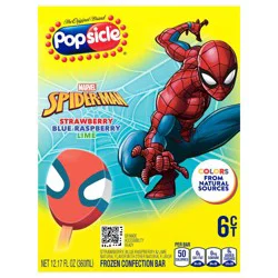 Popsicle Frozen Confection Bars Spiderman