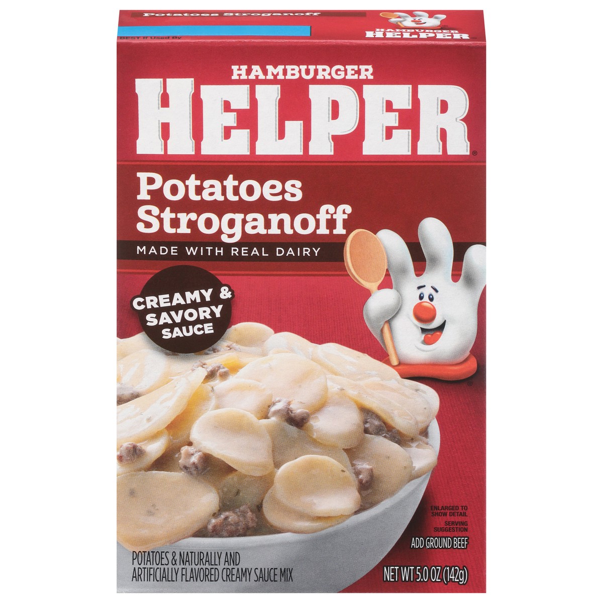 slide 6 of 13, Hamburger Helper Potatoes Stroganoff 5.0 oz, 5 oz