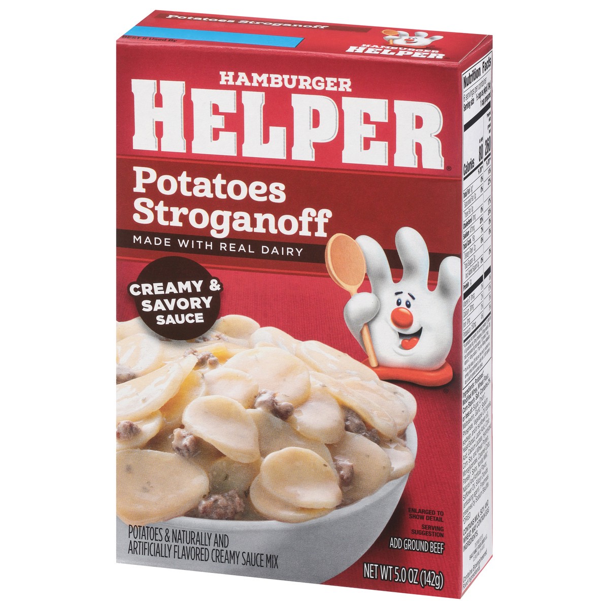 slide 8 of 13, Hamburger Helper Potatoes Stroganoff 5.0 oz, 5 oz