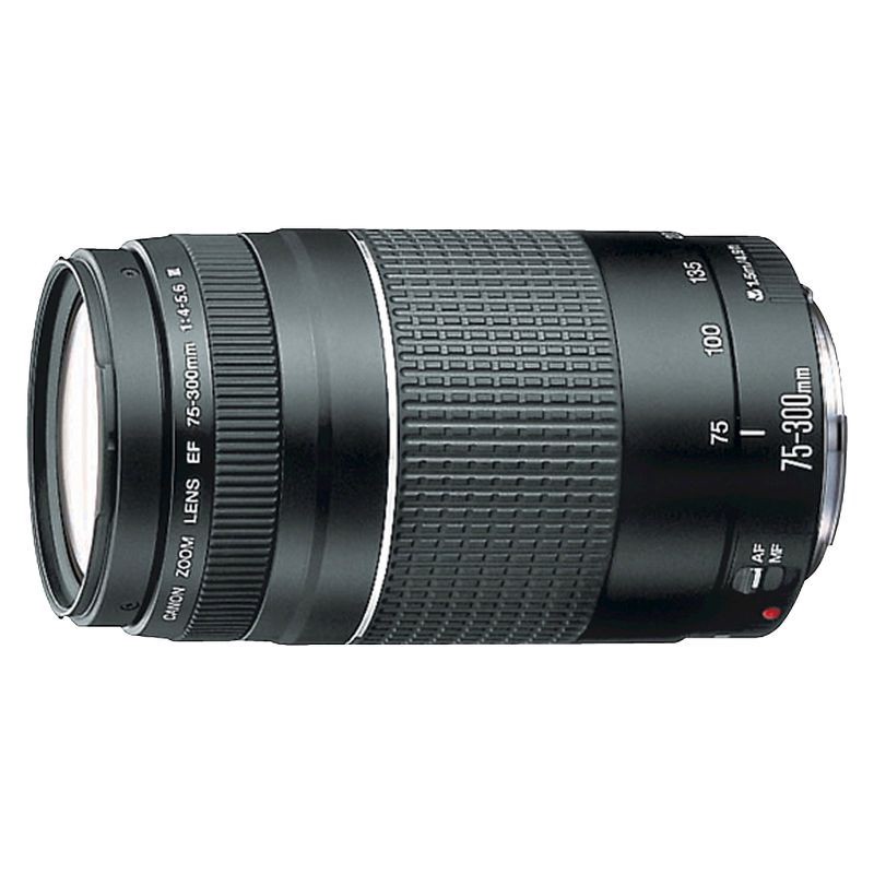 slide 2 of 3, CANON EF 75-300mm f/4-5.6 III: DSLR Camera Lens, Compatible with Canon EF, 1 ct