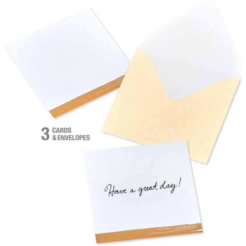 slide 4 of 6, Carlton Cards 12ct Blank Mini Note Cards Neutral Colors, 12 ct