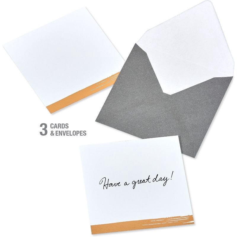 slide 5 of 6, Carlton Cards 12ct Blank Mini Note Cards Neutral Colors, 12 ct