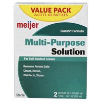 slide 7 of 13, Meijer Multipurpose Solution, 2 ct; 12 oz