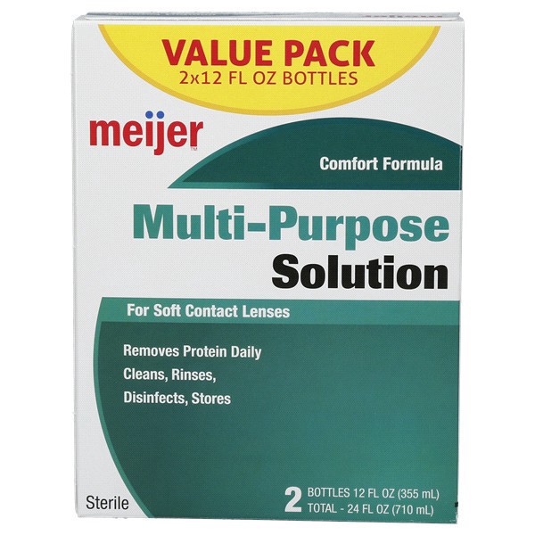 slide 8 of 13, Meijer Multipurpose Solution, 2 ct; 12 oz