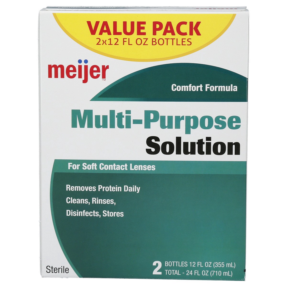 slide 9 of 13, Meijer Multipurpose Solution, 2 ct; 12 oz