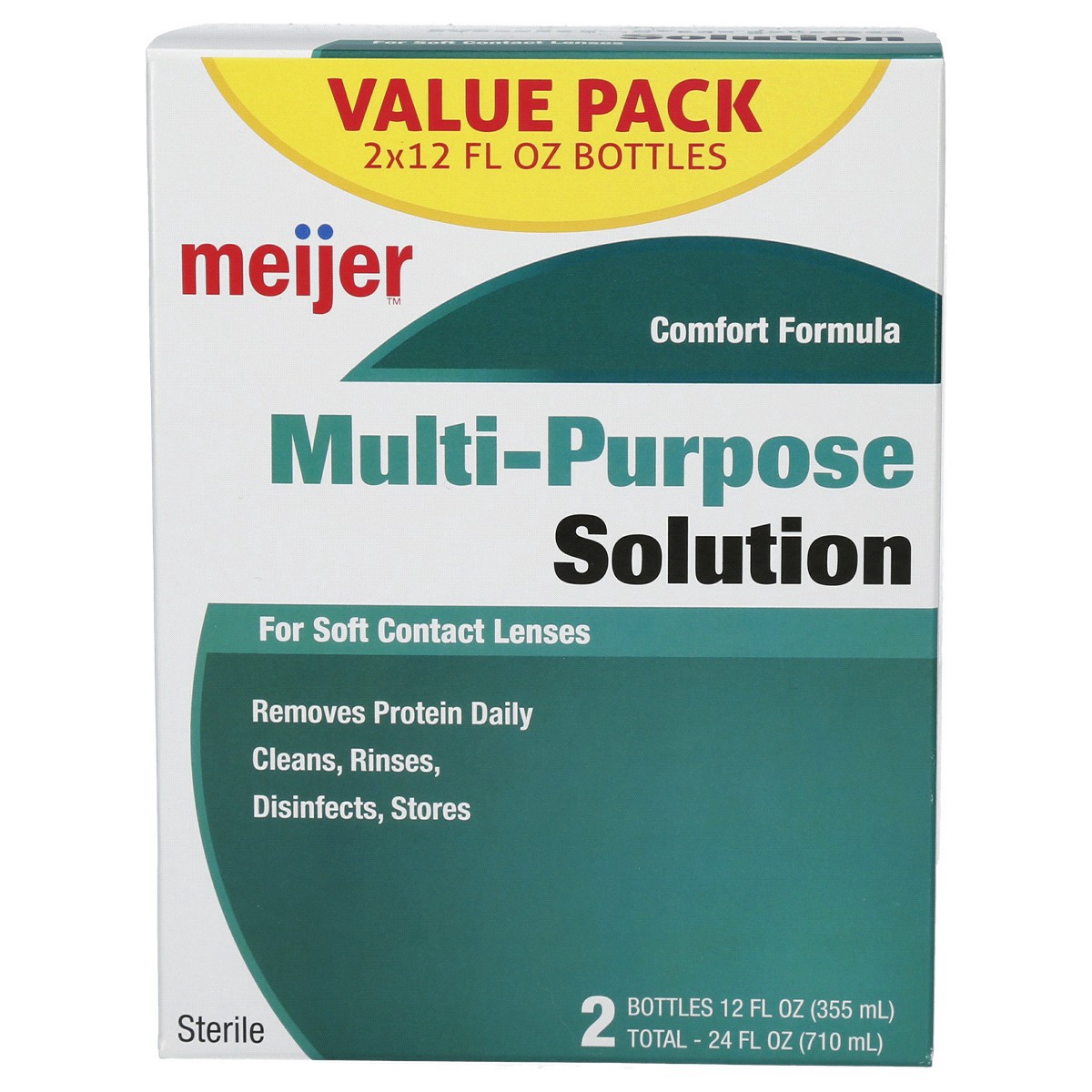 slide 1 of 13, Meijer Multipurpose Solution, 2 ct; 12 oz