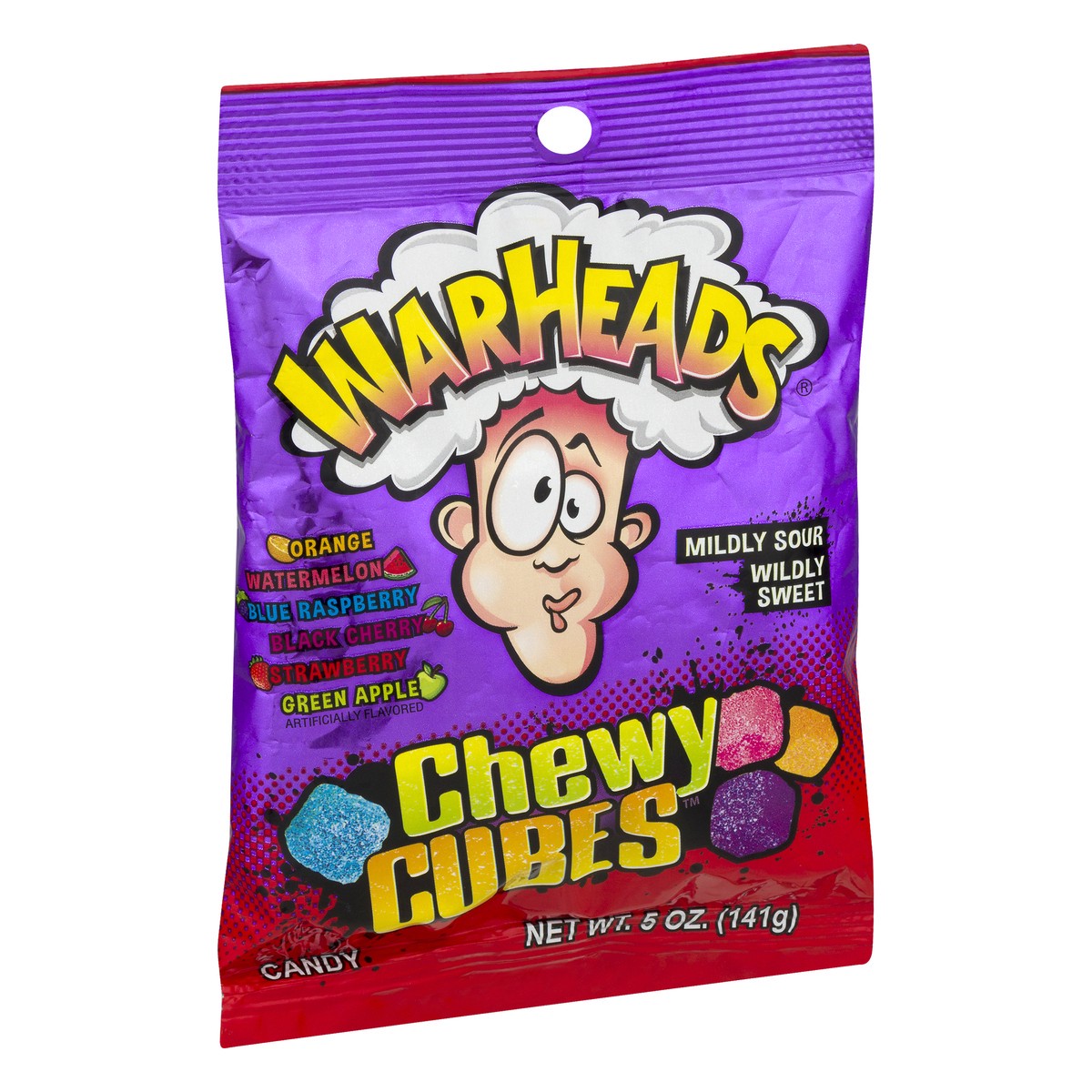 slide 2 of 10, Warheads Chewy Cubes Candy 5 oz, 5 oz