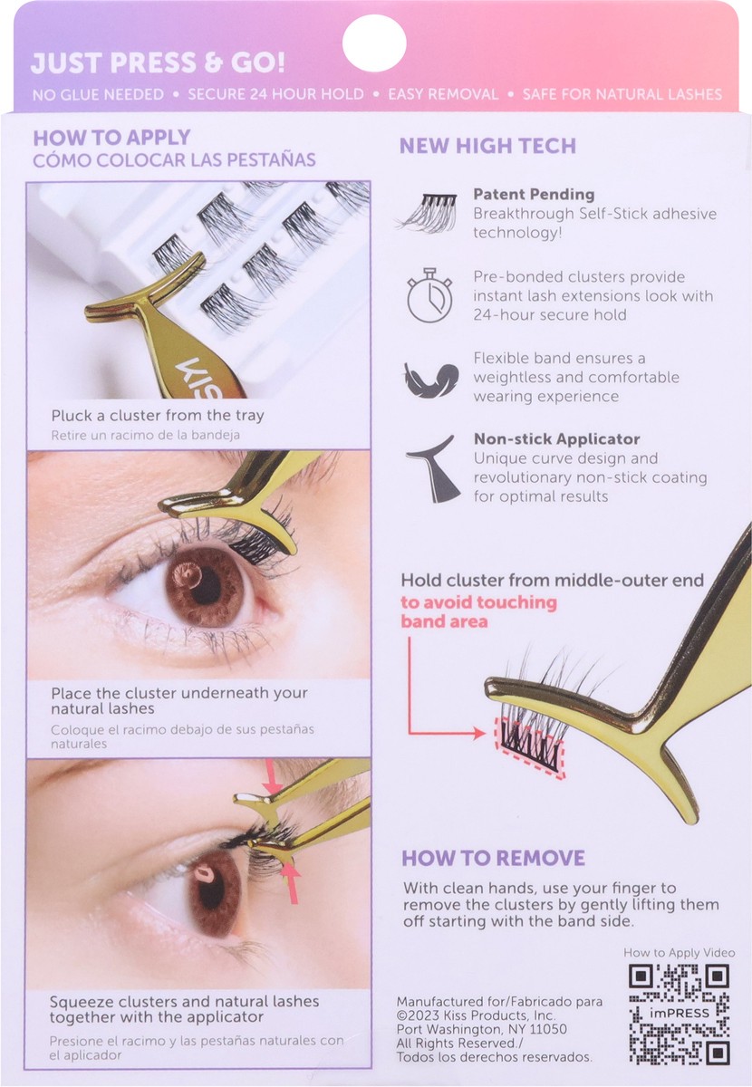 slide 8 of 9, imPRESS Press-On Falsies Voluminous Clusters 20 ea, 1 ct
